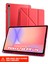 Samsung Galaxy Tab S10 Lite 10.9 Inch Uyumlu Tri-Folding Kalem Bölmeli Arkası Yumuşak Silikon Kılıf 1