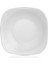 4217.PW - Bergama 6'lı Beyaz Kare Çukur Tatlı Tabak Seti 17 Cm, Thermoset Melamin 2
