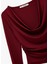 Slim Fit Uzun Kollu Degaje Yaka Drapeli Tişört 3