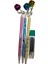 Seti, 3 Adet Renkli Tasarım, Zil Süslü, Kurşun Kalem Ucu Hediyeli 1
