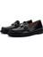 Kadın Hakiki Deri Siyah Loafer Ayakkabı 1040 91D2555 Bn Ayk SK25-26 Black 5