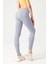 Gri Esnek ve Toparlayıcı Spor Tayt Basic Seamless 1