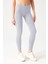 Gri Esnek ve Toparlayıcı Spor Tayt Basic Seamless 2