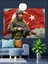 Asker Türk Bayrağı Dekoratif Kanvas - Mdf Ahşap Tablo 4