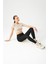 Siyah Esnek ve Toparlayıcı Spor Tayt Basic Seamless 3