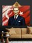 Bayrak Önünde Atatürk Portre Dekoratif Kanvas - Mdf Ahşap Tablo 2