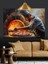 Fırında Pizza Ustası Dekoratif Kanvas - Mdf Ahşap Tablo 2