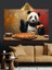 Panda Pizza Şef Dekoratif Kanvas - Mdf Ahşap Tablo 5