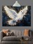 Kanat Çırpan Güvercin Dekoratif Kanvas - Mdf Ahşap Tablo 1