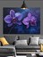 Mor Orkide Tablo Dekoratif Kanvas - Mdf Ahşap Tablo 4