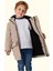 Spor Erkek Spor Çocuk Kürklü Su ve Rüzgar Geçirmez Kapüşonlu 3 Cep Mont & Kaban & Parka 6