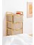 Bambu 1 Raflı 3 Çekmeceli Banyo Düzenleyici Çekmeceli Dolap Komodin DB-0039 5