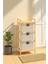 Bambu 1 Raflı 3 Çekmeceli Banyo Düzenleyici Çekmeceli Dolap Komodin DB-0039 9