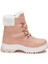 946.F21K.240-114 Alexis Kürklü Fermuarlı Pudra Kız Çocuk Bot 3