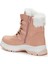 946.F21K.240-114 Alexis Kürklü Fermuarlı Pudra Kız Çocuk Bot 4