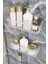 Home Banyor Yapışkanlı Banyo Rafı, 2'li Banyo Düzenleyici Organizer Banyo Duş Rafı Şampuanlık, Plstik 3
