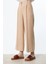 Kadın Tek Pile Bol Paça Pantolon 2106 Kum 3