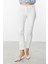 Kadın Köprülü Dar Paça Pantolon 2022 Ekru 3