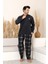 Kışlık Erkek Polar Pijama Takımı - Ekose Erkek Polar Pijama 4