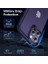 Iphone 14 Pro ile Uyumlu Hybrid Serisi Arkası Cyrstal Clear Şeffaf Kenarları Premium Silikon Asla Sararmayan Kılıf (Derin Mor) 2