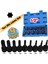 1/2" Torx Bits Lokma Seti 9 Parça T20 T25 T30 T40 T45 T50 T55 T60 T70 Cr-Mo Uzunluk:78 mm Tork 1