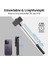 Selfie Çubuğu Tripod, 3'ü 1 Arada Bluetooth Selfie Çubuğu Tripod, 360° Selfie Çubuğu iPhone 14/14PRO Max/iphone 13/12/11/pro Max/pro/xr/xs/x/8/7, Samsung S10/S9/S8, Go Pro 3