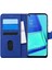 Oppo A92 Için Kılıf Fabric Book Wallet Lacivert [A92 ile Uyumlu Kılıf - Lacivert] 1