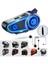 Motosiklet Kask Kulaklığı Bluetooth Mikrofon Stereo Kulaklık Intercom Rgb Işık Motorsiklet Interkom 7