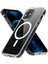 iPhone 12 Mini Için Kılıf Kamera Korumalı Magsafe ile Uyumlu Wireless Şarj Özellikli Şeffaf Kılıf (Şeffaf, iPhone 12 Mini) 1