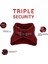 Air-Mesh Harness Köpek Göğüs Tasması XSmall Bordo 8