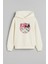 Kuromi Melody Baskılı Ekru Kız Çocuk Kapüşonlu Sweatshirt 1
