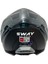 Kask Sway Sw 865 Space Black Whıte Güneş Gözlüklü 9