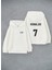 Futbolcu Ronaldo Baskılı Ekru Erkek Çocuk Kapüşonlu Sweatshirt 1
