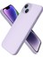 Apple iPhone 14 Plus Kılıf 6.7 ile Uyumlu, Ince Sıvı Silikon 3 Katmanlı Tam Kaplamalı Yumuşak Jel Kauçuk Kılıf Kapak, (Lila, 6.7 Inç) 1