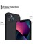 Apple iPhone 13 Kılıf 6.1 ile Uyumlu, Ince Sıvı Silikon 3 Katmanlı Tam Kaplamalı Yumuşak Jel Kauçuk Kılıf Kapak (Siyah, 6.1 Inç) 3