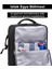 Su Geçirmez 16" Inç 30L Ayakkabı Bölmeli Seyahat Sırt Çantası - Laptop Bölmeli, USB Şarj Girişli 6