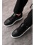 Günlük Siyah Beyaz Erkek Sneaker Ayakkabı 2
