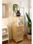 Bambu Tek Kapaklı 3 Raflı Çok Amaçlı Banyo Düzenleyici Organizer Dik Dolap DB-0037 1