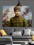 Asker Üniformalı Atatürk Dekoratif Kanvas - Mdf Ahşap Tablo 2