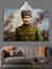 Asker Üniformalı Atatürk Dekoratif Kanvas - Mdf Ahşap Tablo 3