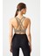 Haki Destekli Sırt Detaylı Kaplı Spor Sütyeni Strappy Back 1