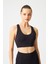 Siyah Destekli Sırt Detaylı Kaplı Spor Sütyeni 2