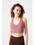 Gül Kurusu Destekli Sırt Detaylı Kaplı Spor Sütyeni Strappy Back 2