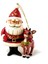 Traditions Von Jim Shore Santa Und Rudolph 50. Ann Ornament 4,25 In 1