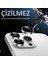 iPhone 16 Pro / 16 Pro Max Uyumlu Safir Lens Çizilmez Dayanıklı Kamera Koruyucu 4