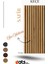 Keçe Tabanlı Duvar Paneli 60X280 cm – Ses Yalıtımlı Akustik Panel | 8 mm Kalınlık 1