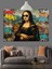 Grafiti Mona Lisa Dekoratif Kanvas - Mdf Ahşap Tablo 2