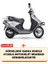 Reflektörlü Gri Dikişli Rks Spontini 110 Pro Arka Çanta Uyumlu Branda Motosiket Brandası Motor Örtüsü Çadır Su Geçirmez Motosiklet Kılıfı Motor Brandası 2