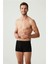 Erkek 3&#039; Lü Siyah Pamuklu Kutulu Boxer - Siyah - BCP1.80X09F7N-L 4