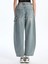 Xsıde Mavi Baggy Fit Kadın Jean Pantolon 4